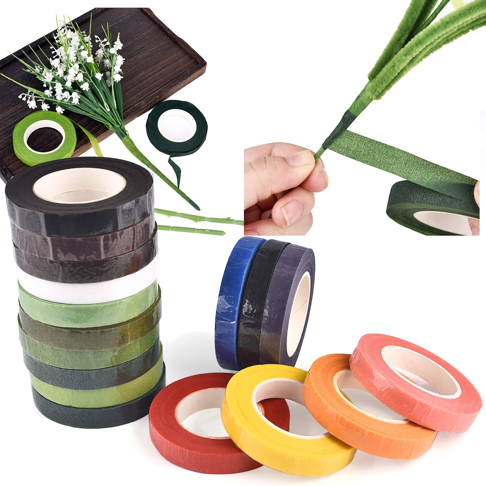 30 Yard 12MM Floral Stem Tape  - Florist Flower Supply 评论和价格