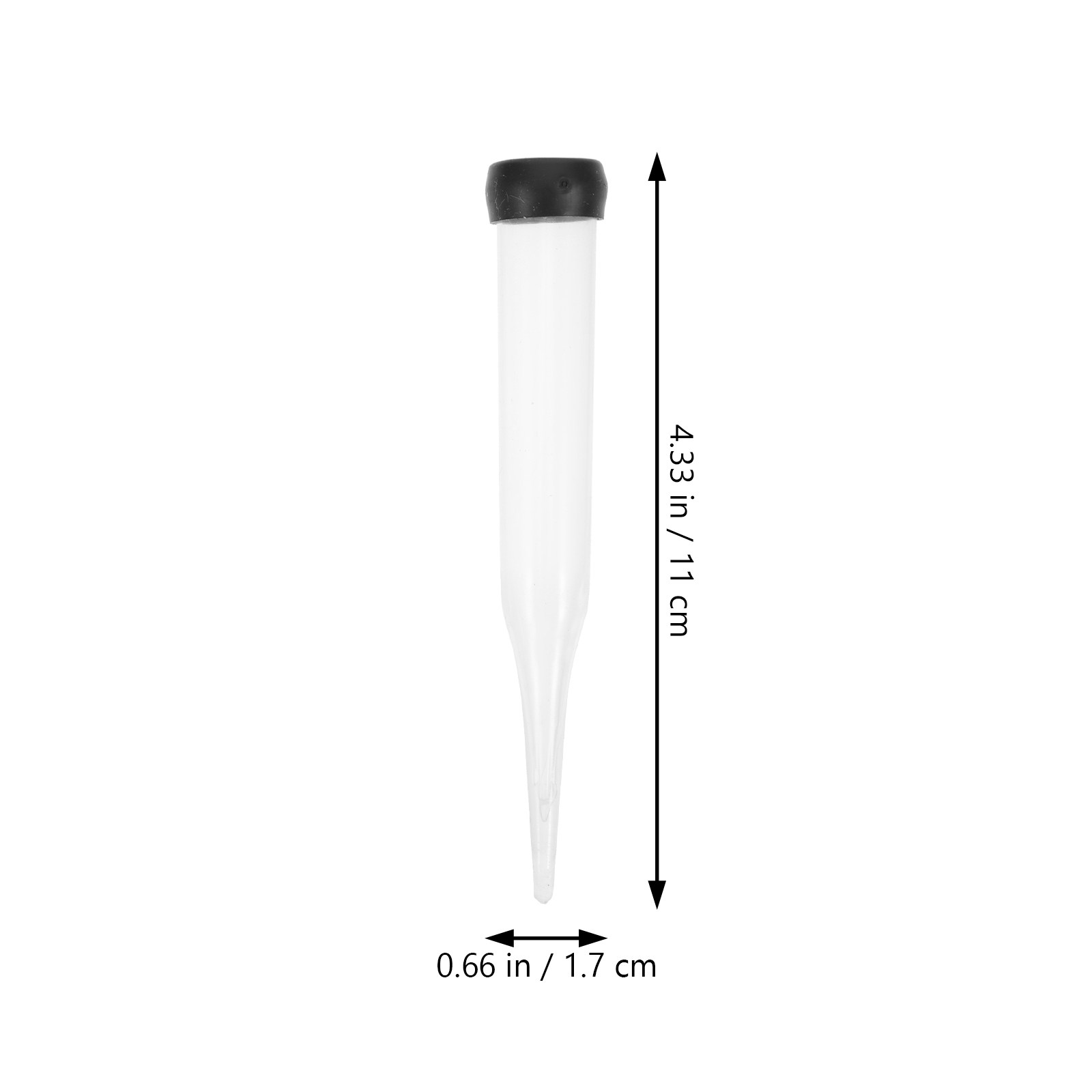 50Pcs Clear Plastic Water Tube - Florist Flower Supply 评论和价格