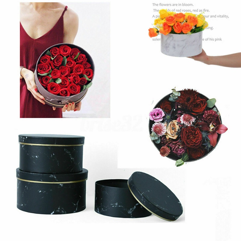 3Pcs Florist Hat Boxes Xmas Fl - Florist Supply Vases 评论和价格