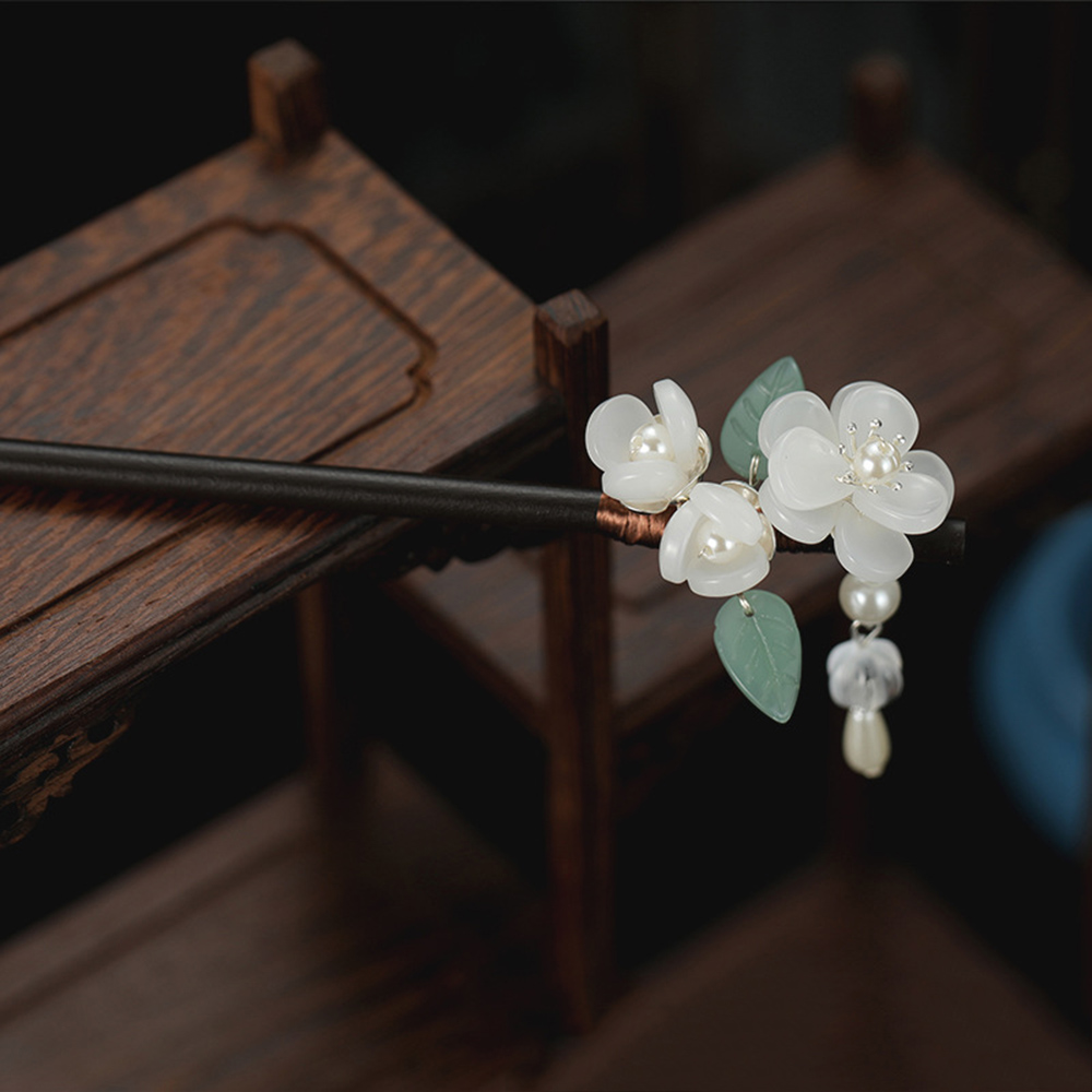 Retro Flower Hairpin Sandalwoo - Supply Florist 评论和价格